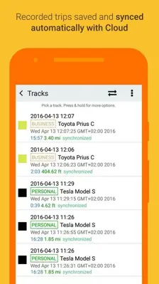 MyCarTracks android App screenshot 5